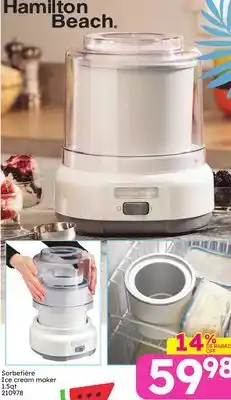 Rossy Ice cream maker offer