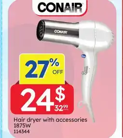 Rossy Hair dryer with accessories offer