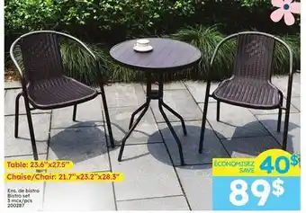 Rossy Bistro set offer