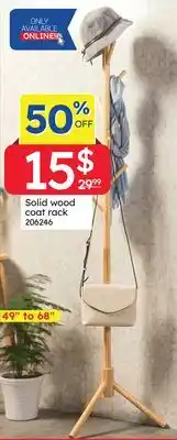 Rossy Solid wood coat rack offer