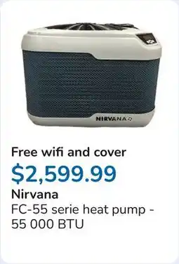 Club Piscine FC-55 serie heat pump - 55 000 BTU offer