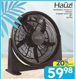Rossy 3-speed turbo fan offer
