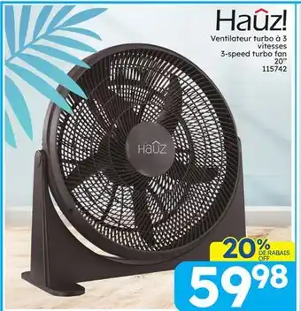 Rossy 3-speed turbo fan offer