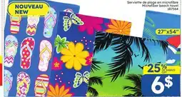 Rossy Microfiber beach towel offer
