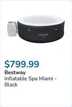Club Piscine Inflatable Spa Miami - Black offer