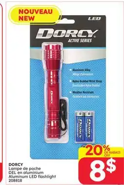 Rossy DORCY Aluminum LED flashlight offer