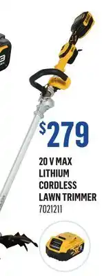 Canac 20 V Max Lithium Cordless Lawn Trimmer offer
