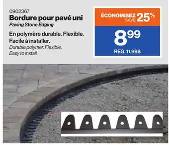Patrick Morin Paving Stone Edging offer