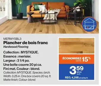 Patrick Morin Hardwood Flooring offer