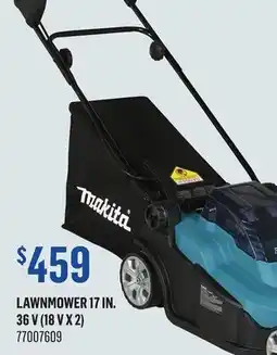 Canac Makita Lawnmower 17 in. 36 V (18 V x 2) offer