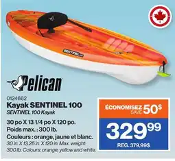 Patrick Morin SENTINEL 100 Kayak offer