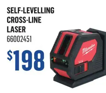 Canac Self-Levelling Cross-Line Laser offer