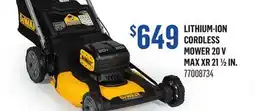 Canac Lithium-ion Cordless Mower 20 V Max XR 21 1/2 in offer