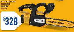Canac 20 V 12 in. Cordless Lithium-Ion Chainsaw offer