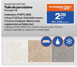 Patrick Morin Porcelain Tile offer
