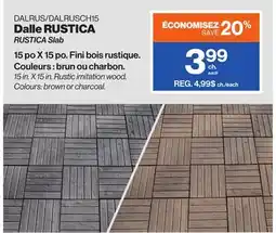 Patrick Morin RUSTICA Slab offer