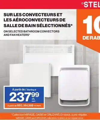 Patrick Morin BATHROOM CONVECTORS AND FAN HEATERS offer