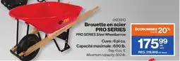 Patrick Morin PRO SERIES Steel Wheelbarrow offer