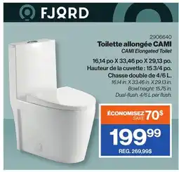 Patrick Morin CAMI Elongated Toilet offer