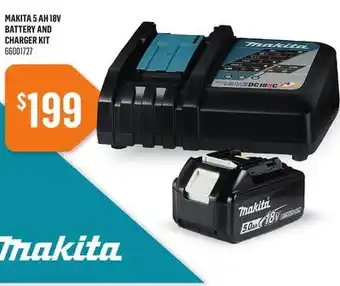 Canac Makita 5 Ah 18V Battery and Charger Kit offer
