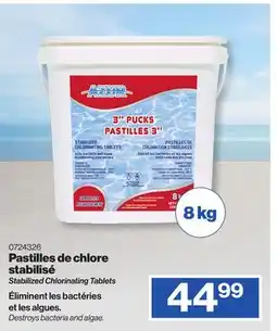 Patrick Morin Stabilized Chlorinating Tablets offer