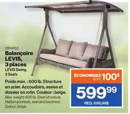 Patrick Morin LEVIS Swing, 3 Seats offer