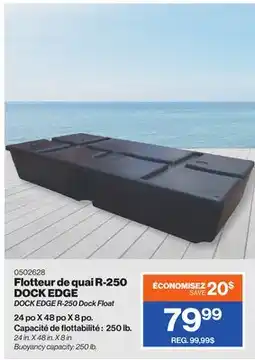 Patrick Morin DOCK EDGE R-250 Dock Float offer