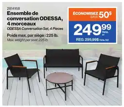 Patrick Morin ODESSA Conversation Set, 4 Pieces offer