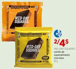 Avril Carrés de superaliments crus bios offer