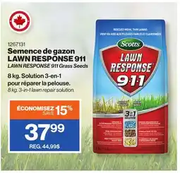 Patrick Morin LAWN RESPONSE 911 Grass Seeds offer