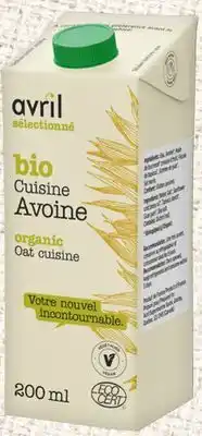 Avril Aide culinaire bio offer