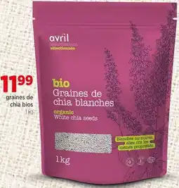 Avril Graines de chia bios offer