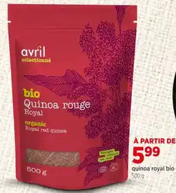 Avril Quinoa royal bio offer