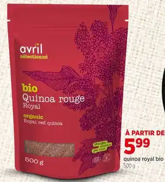 Avril Quinoa royal bio offer