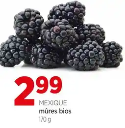 Avril organic blackberries offer