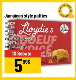 Mayrand Jamaican style patties Lloydies offer