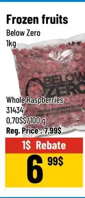 Mayrand Frozen fruits Below Zero offer