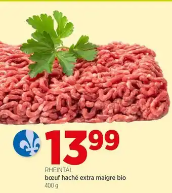 Avril Boeuf haché extra maigre bio offer