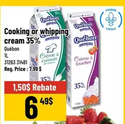 Mayrand Québon Cooking or whipping cream 35% Quebec offer