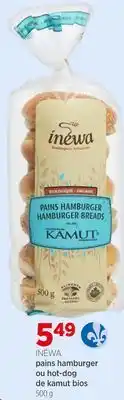 Avril Pains hamburger ou hot - dog de kamut bios offer