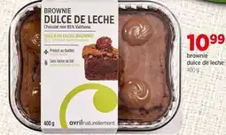 Avril Brownie dulce de leche offer