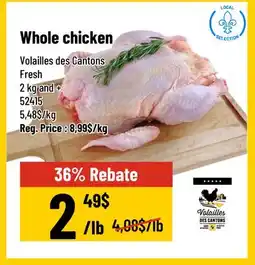 Mayrand Fresh Chicken without Antibiotics Quebec ±2 kg offer