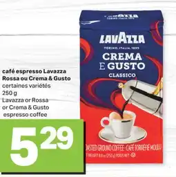 L'Intermarché CAFÉ ESPRESSO ROSSA OU CREMA & GUSTO offer