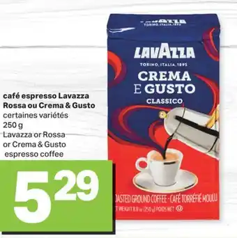 L'Intermarché CAFÉ ESPRESSO ROSSA OU CREMA & GUSTO offer