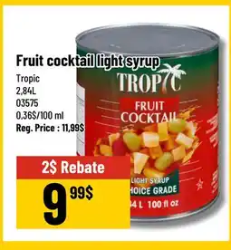 Mayrand Tropic Fruit Cocktail in Light Syrup 2,84 L offer