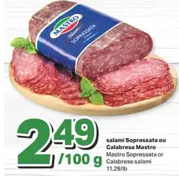 L'Intermarché SALAMI SOPRESSATA OU CALABRESE offer