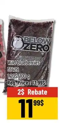 Mayrand Wild blueberries Below Zero 1kg offer