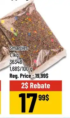 Mayrand Crushed Smarties for Sundays 1.1 kg offer