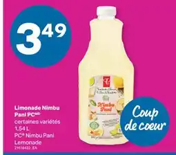 L'Intermarché LIMONADE NIMBU PANI PC, 1,54 L offer
