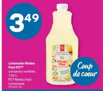 L'Intermarché LIMONADE NIMBU PANI PC, 1,54 L offer